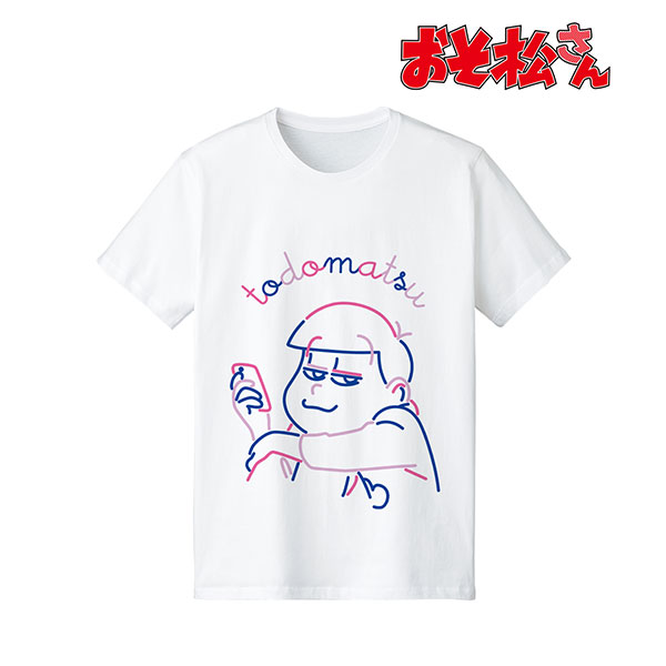 おそ松さん トド松 ラインアート Tシャツ メンズ S[アルマビアンカ]《在庫切れ》