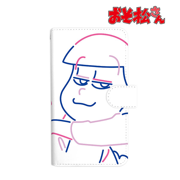 おそ松さん トド松 ラインアート 手帳型スマホケース(Lサイズ)[アルマビアンカ]《在庫切れ》