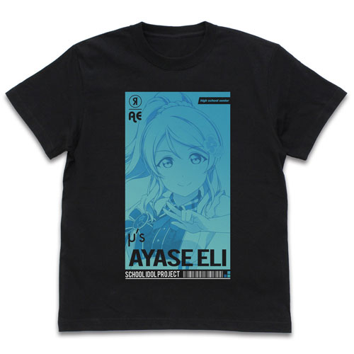 ラブライブ！ 絢瀬絵里 Tシャツ ALL STARS Ver./BLACK-L