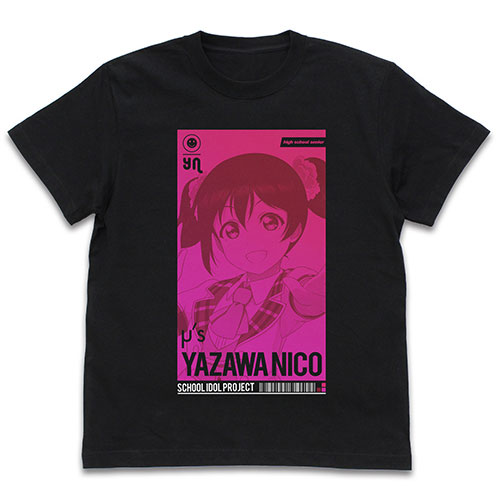 ラブライブ！ 矢澤にこ Tシャツ ALL STARS Ver./BLACK-M（再販