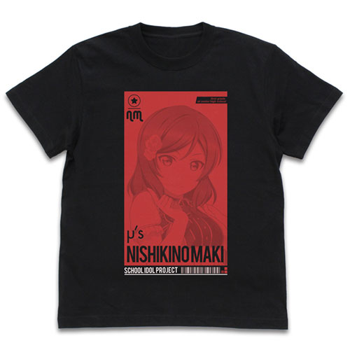 ラブライブ！ 西木野真姫 Tシャツ ALL STARS Ver./BLACK-XL（再販