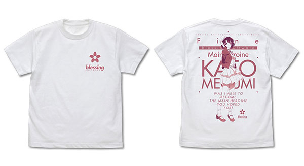 冴えない彼女の育てかた Fine 加藤恵 描き下ろし Tシャツ/WHITE-M