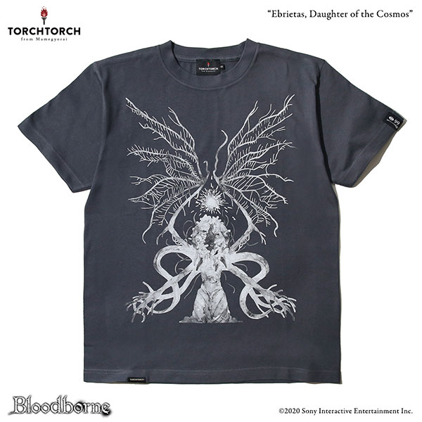 Bloodborne × TORCH TORCH/ Tシャツコレクション： 星の娘、エーブリエタース(ディープグレー) Sサイズ[TORCH TORCH]《在庫切れ》