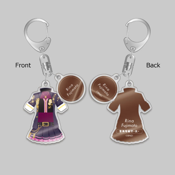 アイドルマスターシンデレラガールズ 衣装アクリルキーホルダー 藤本里奈 雷舞弩麗守-炎-ver.[Gift]《在庫切れ》