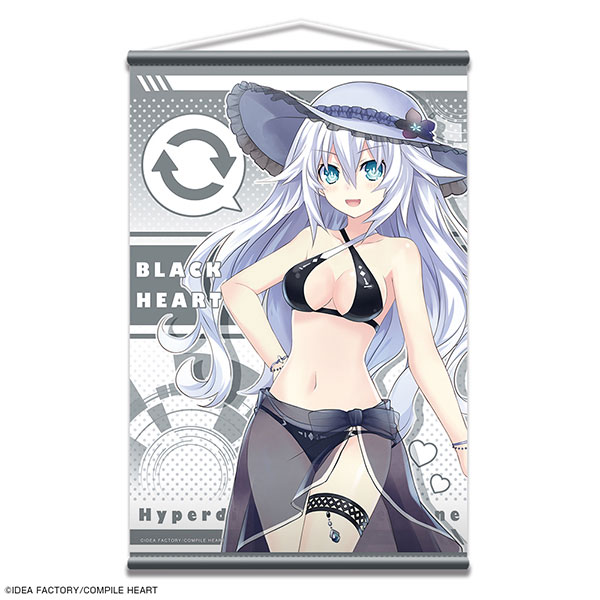 まいにちコンパイルハート B2タペストリー デザイン04(ブラックハート)[ライセンスエージェント]《在庫切れ》