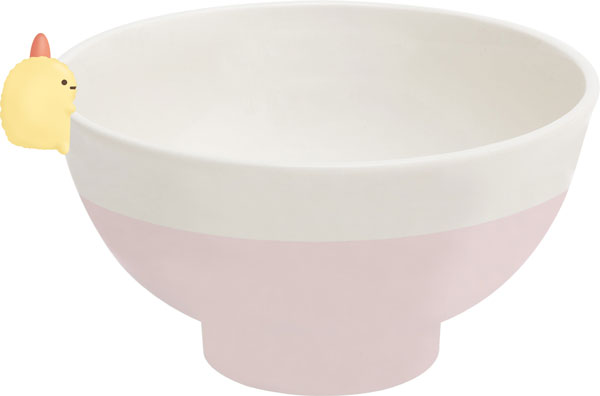 TK13802 すみっコぐらし マスコット付ちゃわん えびふらいのしっぽ[サンエックス]《在庫切れ》