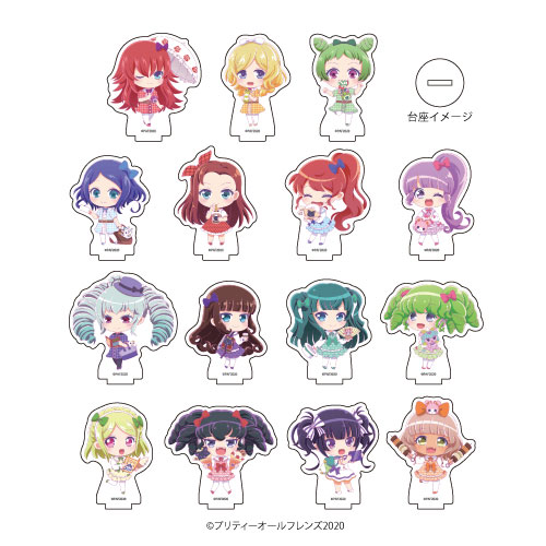 プリティーオールフレンズ アクリルスタンド プリティーオールフレンズ MY☆DREAM アクリルスタンド - メルカリ