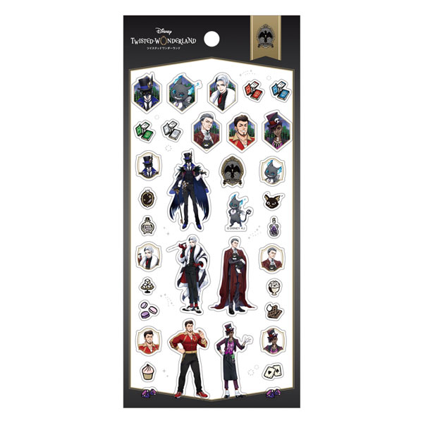 ディズニー ツイステッドワンダーランド 平面ステッカー ナイトレイブンカレッジ[カミオジャパン]《在庫切れ》