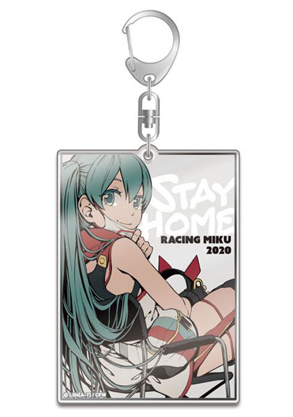 特売 アクリルキーホルダー 初音ミク レーシングミク2020 LEN ギフト キーホルダー・アクリルキーホルダー
