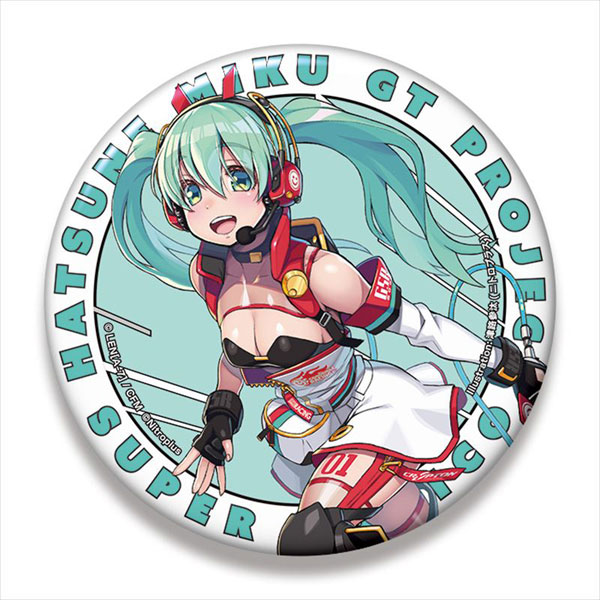 初音ミク レーシングVer.2020 ビッグ缶バッジ すーぱーそに子コラボVer
