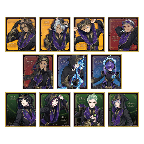 ディズニー ツイステッドワンダーランド トレーディングミニ色紙 式典