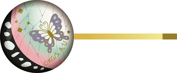 鬼滅の刃 ガラスヘアピン 胡蝶しのぶ[ツインクル]《在庫切れ》