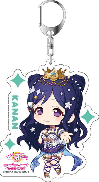 ラブライブ！スクールアイドルフェスティバルALL STARS デカキーホルダー 松浦果南 ブルーレーヴ デフォルメver[コンテンツシード]《在庫切れ》