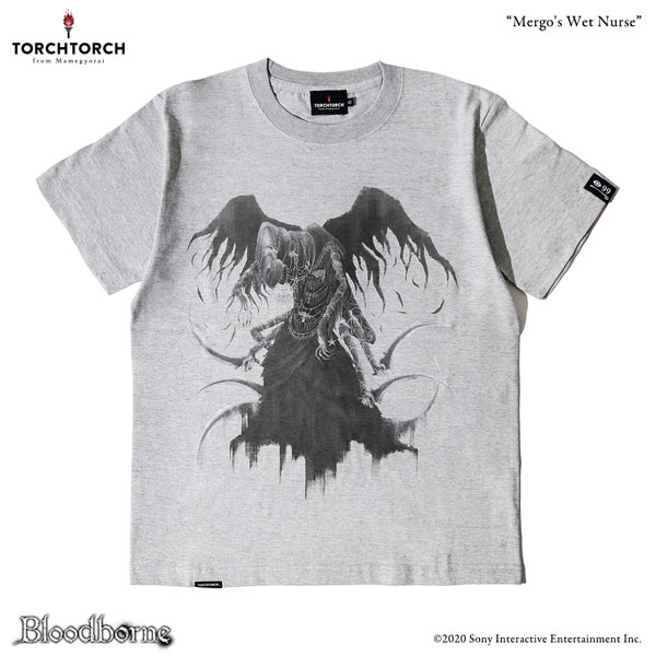 Bloodborne × TORCH TORCH/ Tシャツコレクション： メルゴーの乳母 ヘザーグレー L[TORCH TORCH]《在庫切れ》