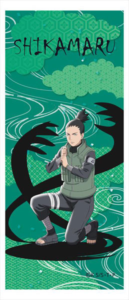 NARUTO-ナルト- 疾風伝 フェイスタオル 奈良シカマル 忍術ver