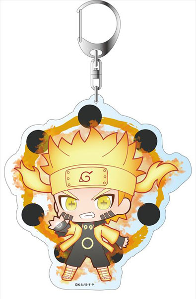 NARUTO-ナルト- 疾風伝 デカキーホルダー ぷにキャラ うずまきナルト