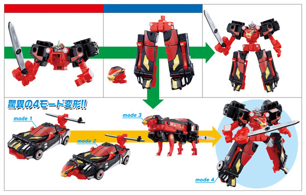 特命戦隊ゴーバスターズ ミニプラ 特命合体ゴーバスターエース 全2種セット