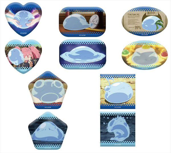 転生したらスライムだった件 転スラ 不定形 缶バッジ リムル 転生したらスライムだった件 リムルの不定形トレーディング缶バッジ 10