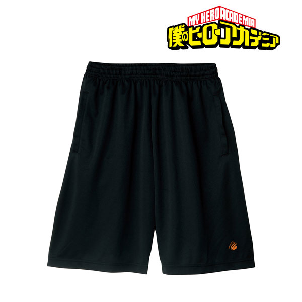 僕のヒーローアカデミア 爆豪勝己 ワンポイント刺繍ドライハーフパンツ ユニセックス S[アルマビアンカ]《在庫切れ》