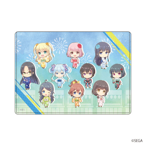 オンゲキ カードケース 浴衣 キャラクリアケース「オンゲキ」03/集合デザイン 浴衣ver. (ミニキャラ