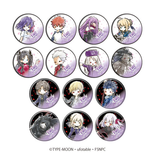 缶バッジ 映画 Fate [Heaven's Feel] 8個セット トレーディングバッジコレクション 劇場版「Fate/stay night[Heaven's