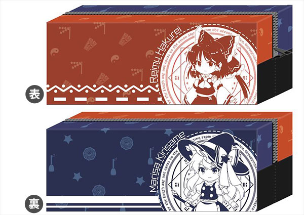 東方LostWord ペンケース 博麗霊夢＆霧雨魔理沙[Y Line]《在庫切れ》
