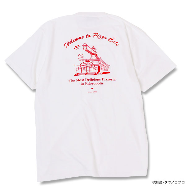 キャッ党忍伝てやんでえ ピザキャットTee ホワイト M[ナタリーストア]《在庫切れ》