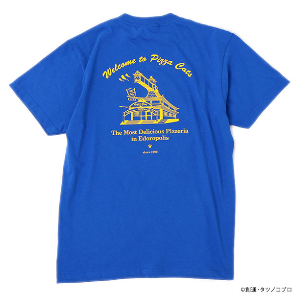 キャッ党忍伝てやんでえ ピザキャットTee ブルー M[ナタリーストア]《在庫切れ》