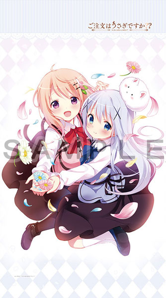 ご注文はうさぎですか？？ のれん(ココア＆チノ＆ティッピー)[カーテン