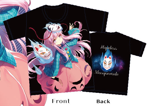 東方Project フルカラーTシャツ 秦こころ illust.まさる.jp サイズXXL