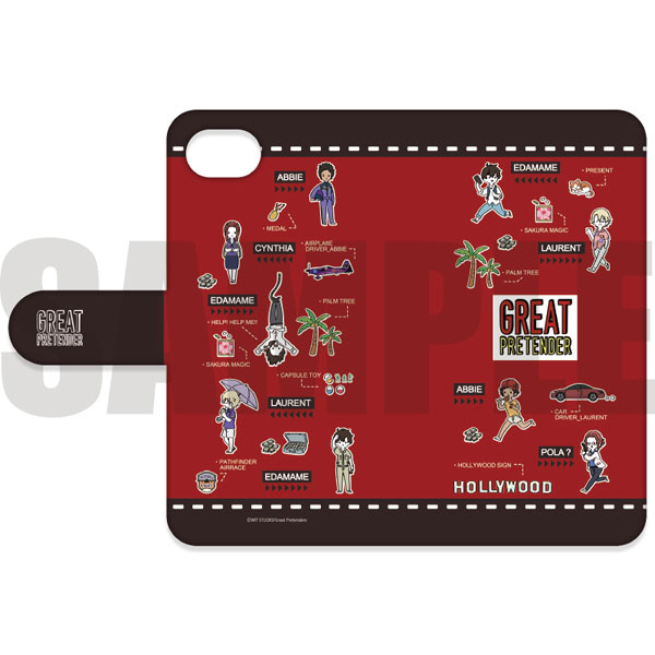 GREAT PRETENDER 手帳型スマホケース(iP6～8/SE第2世代) PlayP-A[プレイフルマインドカンパニー]《在庫切れ》
