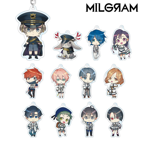 MILGRAM -ミルグラム- トレーディング ちびキャラ アクリルキーホルダー 12個入りBOX[アルマビアンカ]《在庫切れ》