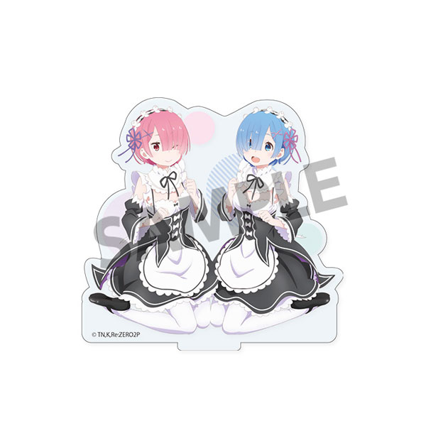 Re：ゼロから始める異世界生活 アクリルフィギュア レム＆ラム メイド ver.[ホビーストック]《在庫切れ》
