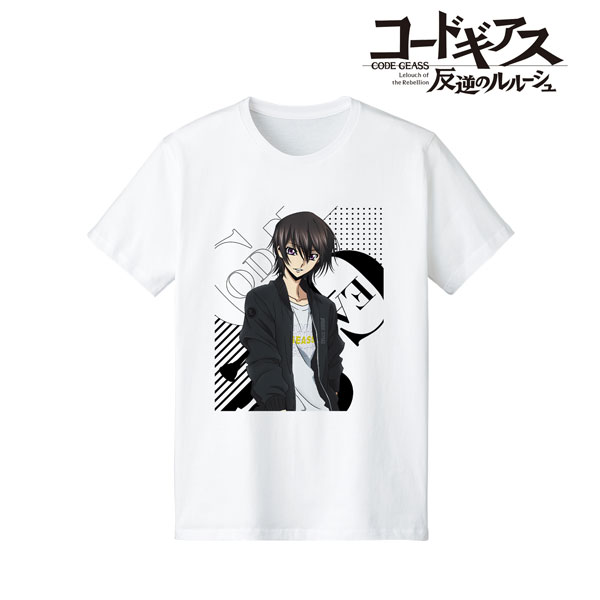 コードギアス 反逆のルルーシュ 描き下ろしイラスト ルルーシュ Casual Style Tシャツ レディース M アルマビアンカ 在庫切れ