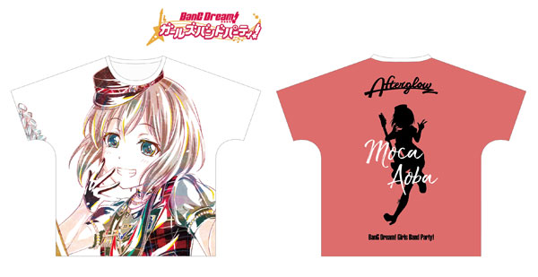 BanG Dream！ ガールズバンドパーティ！ 青葉モカ Ani-Art フルグラフィックTシャツ vol.3 ユニセックス M[アルマビアンカ]《在庫切れ》