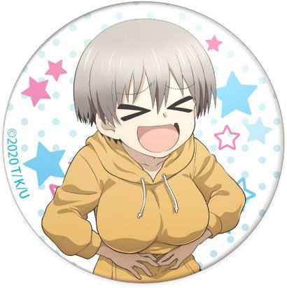 激レア　ドアップver. 宇崎ちゃんは遊びたい！缶バッジ 宇崎ちゃんは遊びたい ちょっと大きめ缶バッジ 宇崎花_私服 4[キャラ