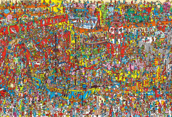 ジグソーパズル Where’s Wally？ おもちゃがいっぱい 2000スモールピース (S92-503)[ビバリー]《在庫切れ》