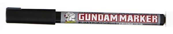ガンダムマーカー 流し込みスミ入れペン グレー（再販）[GSIクレオス]《発売済・在庫品》