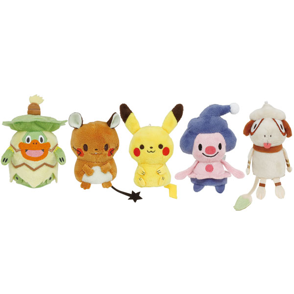 モンポケ mp-05 monpoke ゆびにんぎょう5体セット[カワダ]【送料無料