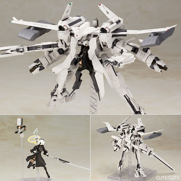 ニーア オートマタ プラスチックモデルキット 飛行ユニット Ho229 Type-B ＆ 2B(ヨルハ二号B型)[スクウェア・エニックス]