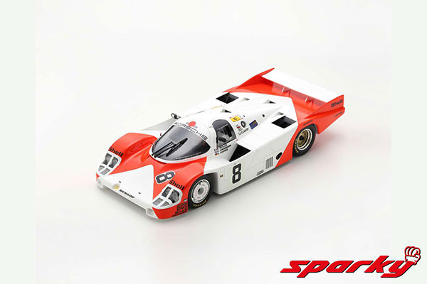 1/64 Porsche 956 No.8 6th 24H Le Mans 1983 B. Wollek - K. Ludwig - S. Johansson[スパーク]《在庫切れ》