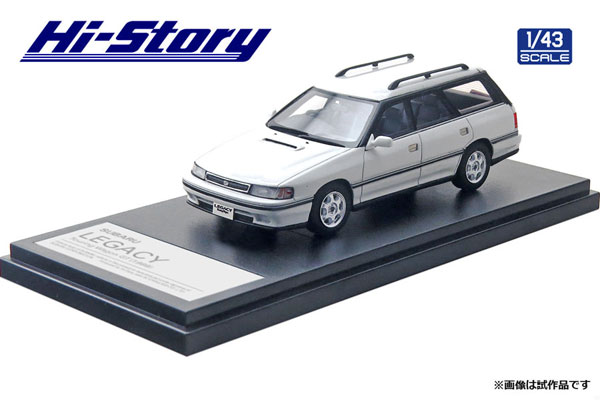 1/43 SUBARU LEGACY Touring Wagon GT (1989) セラミックホワイト[ハイ