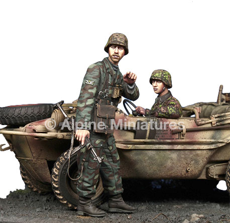 1/35 WWII ドイツ武装親衛隊 士官＆ドライバーセットHJ[アルパイン]《在庫切れ》