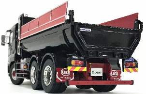 1/43 UD TRUCKS QUON ダンプトラック (ブラックメタリック)[京商