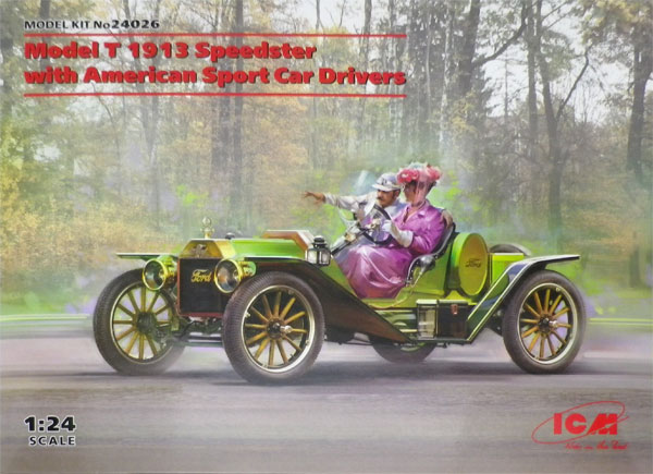 1/24 T型フォード 1913 スピードスター w/ドライバー プラモデル