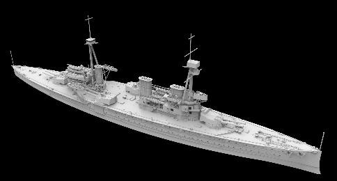 1/700 イギリス海軍 巡洋戦艦 インヴィンシブル 1914 プラモデル 
