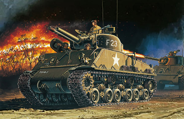 1/35 朝鮮戦争 アメリカ軍 M4A3 HVSS POA-CWS-H5 火炎放射戦車 プラモデル[ドラゴンモデル]《在庫切れ》