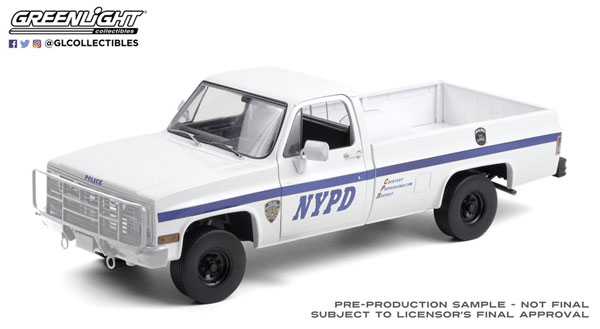 1/18 1984 Chevrolet CUCV M1008 - New York City Police Department (NYPD)[グリーンライト]《在庫切れ》