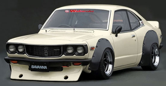 1/18 Mazda Savanna (S124A) Racing White[イグニッションモデル