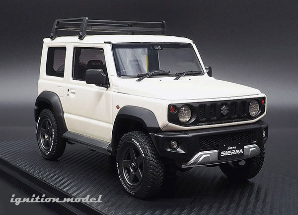 1/18 SUZUKI Jimny SIERRA JC (JB74W) Pure White Pearl Lift Up